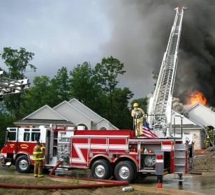 House Fire, Broadview Heights FD, photo by BHFD