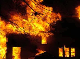 Structure Fire, Miami Township FD, photo by MTFD