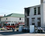 Apartment fire in Lorain
