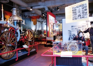 Cincinnati fire museum, photo by Bob Schwartz