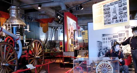 Cincinnati fire museum, photo by Bob Schwartz